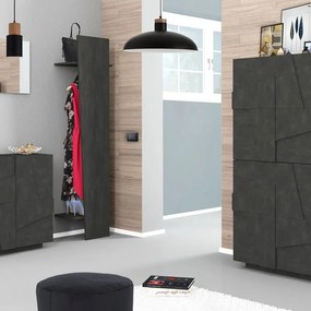Mobile ingresso PING L 50 x H 200 x P 30 cm grigio cemento