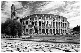 Stampa su tela Colosseo, multicolore 145 x 95 cm