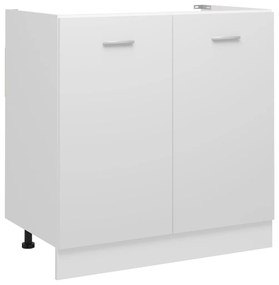 Mobile Sottolavello Bianco 80x46x81,5 Cm Legno Multistrato /