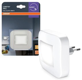 Osram - Luce notturna LED con sensore crepuscolare LUNETTA LED/0,2W/230V