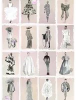 Cole & Son Carta da parati Couture Carousel - Blush