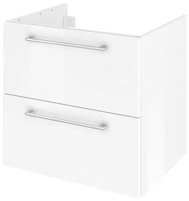 Mobile sottolavabo e lavabo Remix New bianco lucido L 121 x H 57.7 x P 46 cm