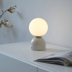 Schöner Wohnen 19218-39 - Lampada da tavolo LED dimmerabile RUDI LED/1,2W/5V grigia