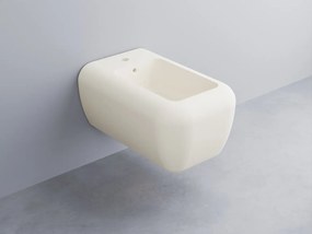 Cielo Shui big Bidet sospeso monoforo completo di fissaggio in ceramica talco