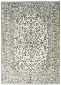 Kashan Tappeto 340 x 240 Beige (Iran) Annodato A Mano