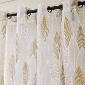 Tenda sottile beige in voile 140x240 cm Kim – douceur d'intérieur