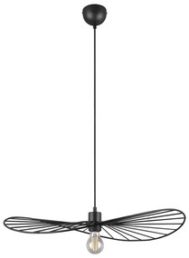 Nero opaco apparecchio a sospensione ø 60 cm Chapeau - Trio