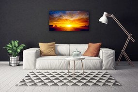 Quadro su tela Il sole, il cielo, il paesaggio 100x50 cm