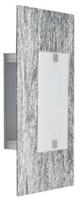 Applique glamour Leaf grigio 1X E27 LUMICOM