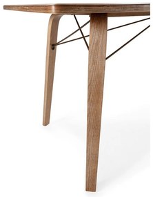 Tavolo da pranzo con piano effetto rovere 90x180 cm Lujan – MOME