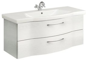 Mobile da bagno sotto lavabo PELIPAL rovere chiaro L 115 x H 49 x P 48 cm 2 cassetti, lavabo non incluso