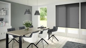 Tenda a rullo filtrante Amsterdam nero 150x190 cm