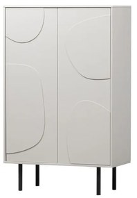 Mobile in legno di pino grigio chiaro 85x135 cm Cadiz - WOOOD