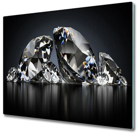 Tagliere in vetro temperato Diamanti 60x52 cm