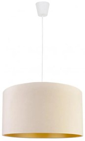 Duolla - Lampadario a sospensione con filo ROLLER 1xE27/40W/230V diametro 40 cm color crema