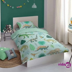 Good Morning Copripiumino per Bambini Dinono 140x200/220 cm