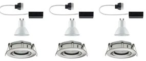 Paulmann 92900 - Set 3xGU10/7W IP65 faretti incasso dimmerabili NOVA 230V