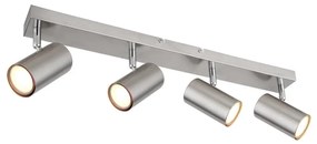 Globo 57911-4 - Faretto ROBBY 4xGU10/25W/230V cromo opaco