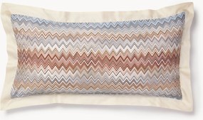 Set di 2 federe in cotone con motivo a zig-zag John Re