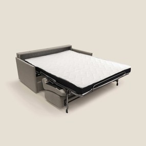 Evans Divano letto matrimoniale in tessuto impermeabile T13 tortora