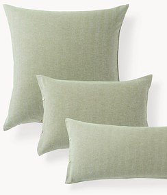 Federa in flanella con motivo a spina di pesce Wanda