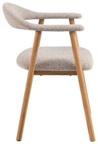 Sedia da pranzo beige/di colore naturale Addi – Actona