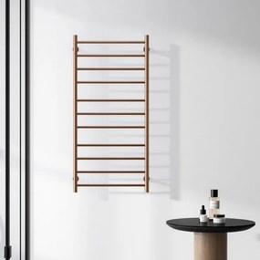 Kamalu - Termoarredo scaldasalviette elettrico finitura oro rosa |