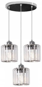LAMPADA DA SOFFITTO CRISTALLO ARGENTO APP510-3CPR