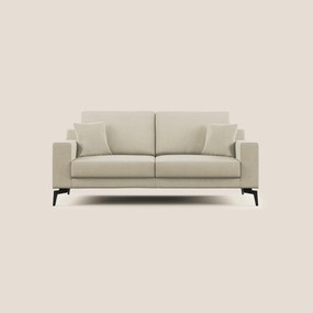 Prestige divano moderno in microfibra smacchiabile T11 panna 146 cm