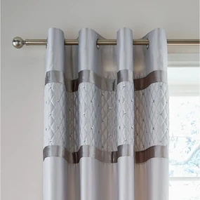 Tende grigie in set da 2 168x229 cm Sequin Cluster - Catherine Lansfield