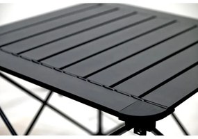 Tavolo da campeggio pieghevole 52x52cm antracite