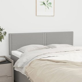 Testiere 2 Pz Grigio Chiaro 72x5x78/88 Cm İn Tessuto /