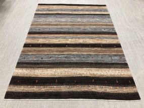 Loribaft Tappeto 230 x 170 Grigio (Iran) Annodato A Mano