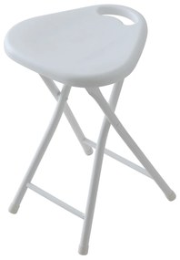 Sgabello Pieghevole Feridras Bianco