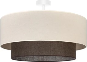 Brilagi - Plafoniera LED STILE BOHO 3xE27/15W/230V Ø 60 cm crema/marrone