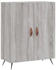 Credenza grigio sonoma 69,5x34x90 cm in legno multistrato