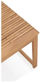 Tavolino da salotto di colore naturale in rovere massiccio 60x70 cm Unai – MOME