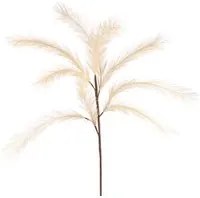 Set 8 Pampas Artificiale con 11 Diramazioni Altezza 65 cm Marrone