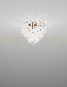 Giogali lampadadario a soffitto 40 bianco e bronzo opaco 2 luci att...