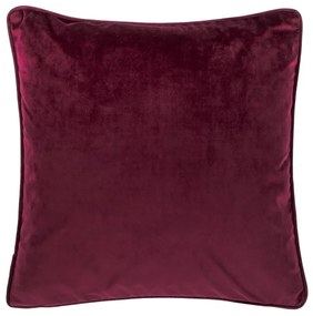 Cuscino viola scuro vellutato, 45 x 45 cm - Tiseco Home Studio
