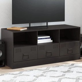 Mobile Tv Nero 99x39x44 Cm İn Acciaio /