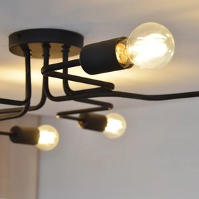 Lampadario a plafone LED TUBE 6xE27/15W/230V