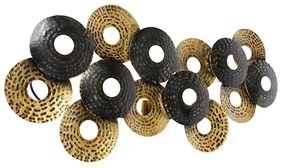 Applique da parete Art Déco orientale oro antico 3 luci - Balla
