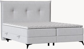 Letto boxspring fatto a mano con contenitore Menzzo, H2