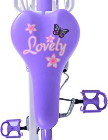Bicicletta per Bambine 20" Freni Vbrake Cambio Shimano 7 Marce e Cavalletto con Cestino e Portapacchi Viola...