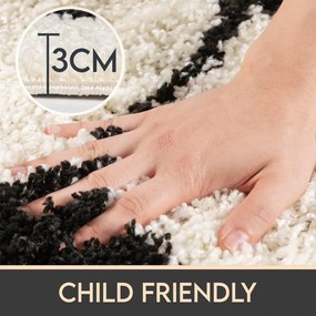 Tappeto per bambini nero e crema ø 100 cm Fun - Ayyildiz Carpets