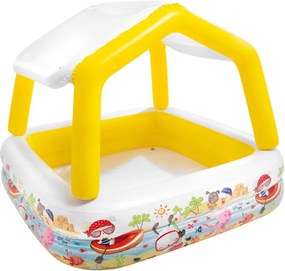 Piscina Gonfiabile con Parasole 157x157x122 cm Intex