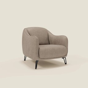 Avela Poltroncina dal comfort senza tempo in morbido tessuto impermeabile T06 tortora