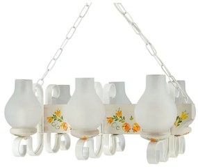 Brilagi - Lampadario a catena QUEEN 3xE14/40W/230V faggio/crema