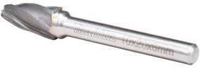B-52794 Fresa Arco Tondo 10x20 mm Ø6 mm 3/8x3/4' Ø1/2' Denti In Alluminio - Makita